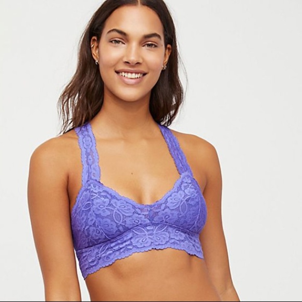 NWOT Free People Galloon Lace Racerback Bralette